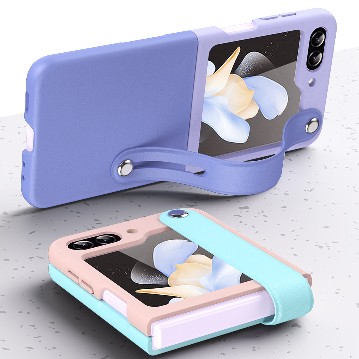 Capa Silicone Com Alça Para Samsung Galaxy Z Flip6