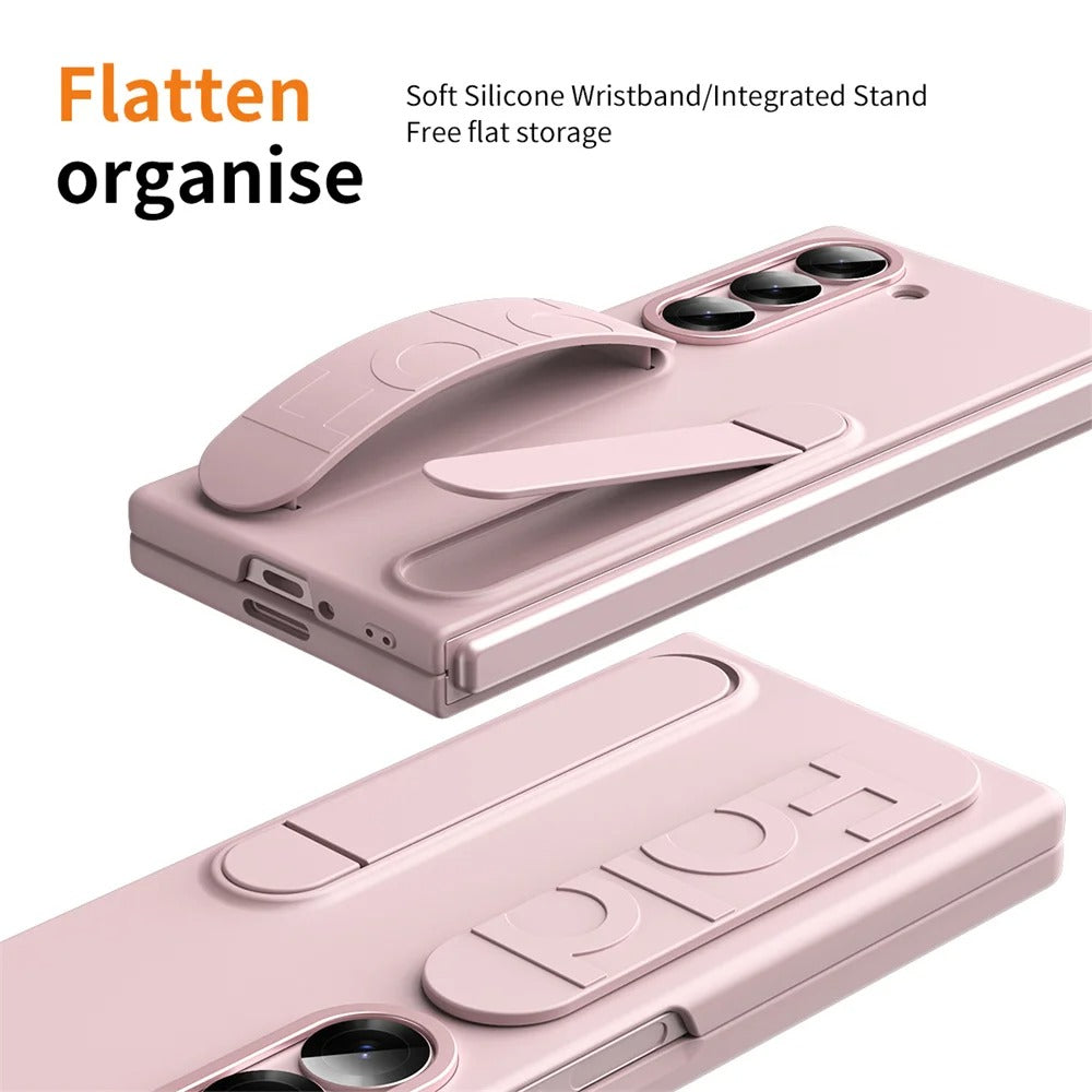 Capa Protetora para Samsung Zfold 6 com Alça e Suporte Mesa