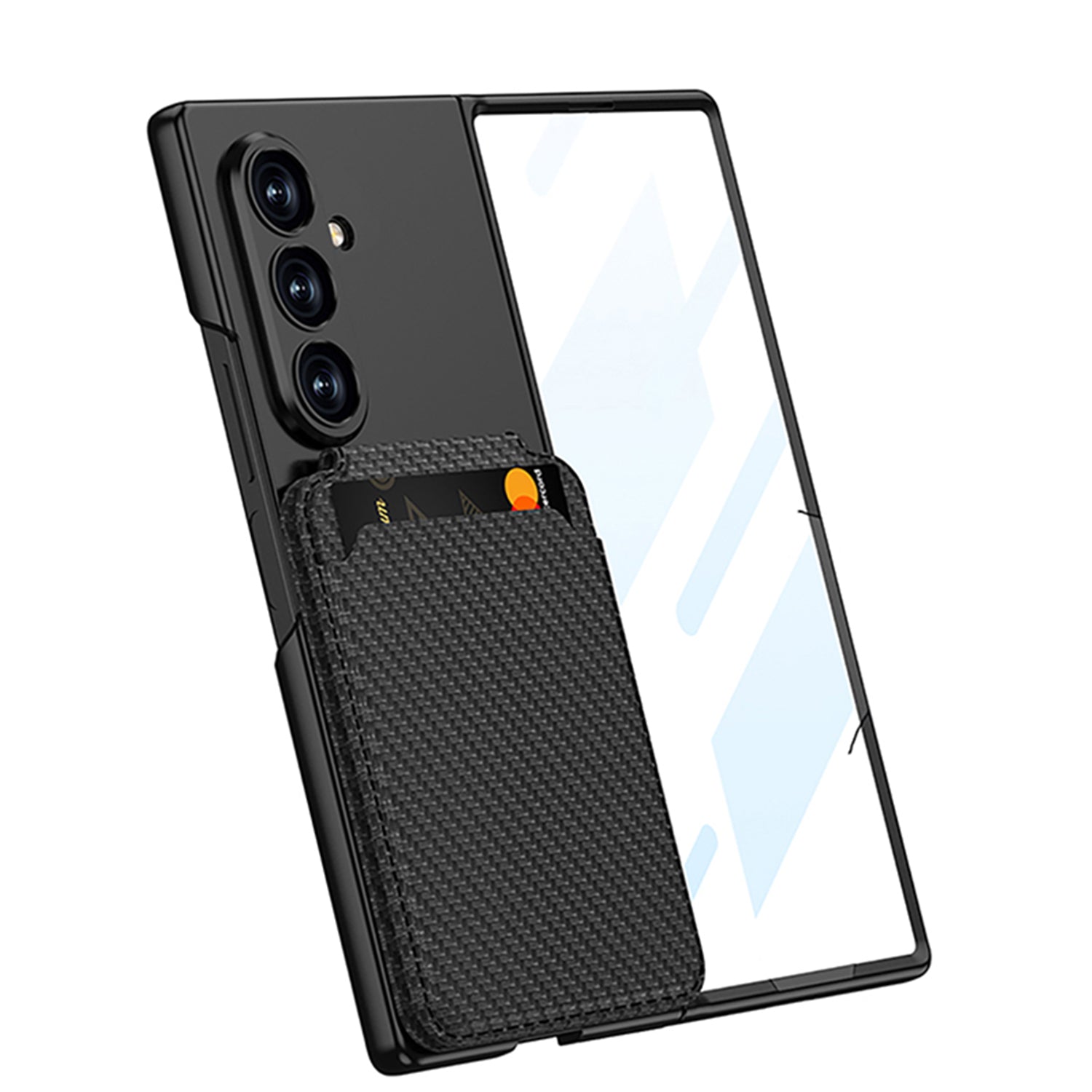 Capa ZFold 7 Magnética com Porta-Cartão Removível Suporte