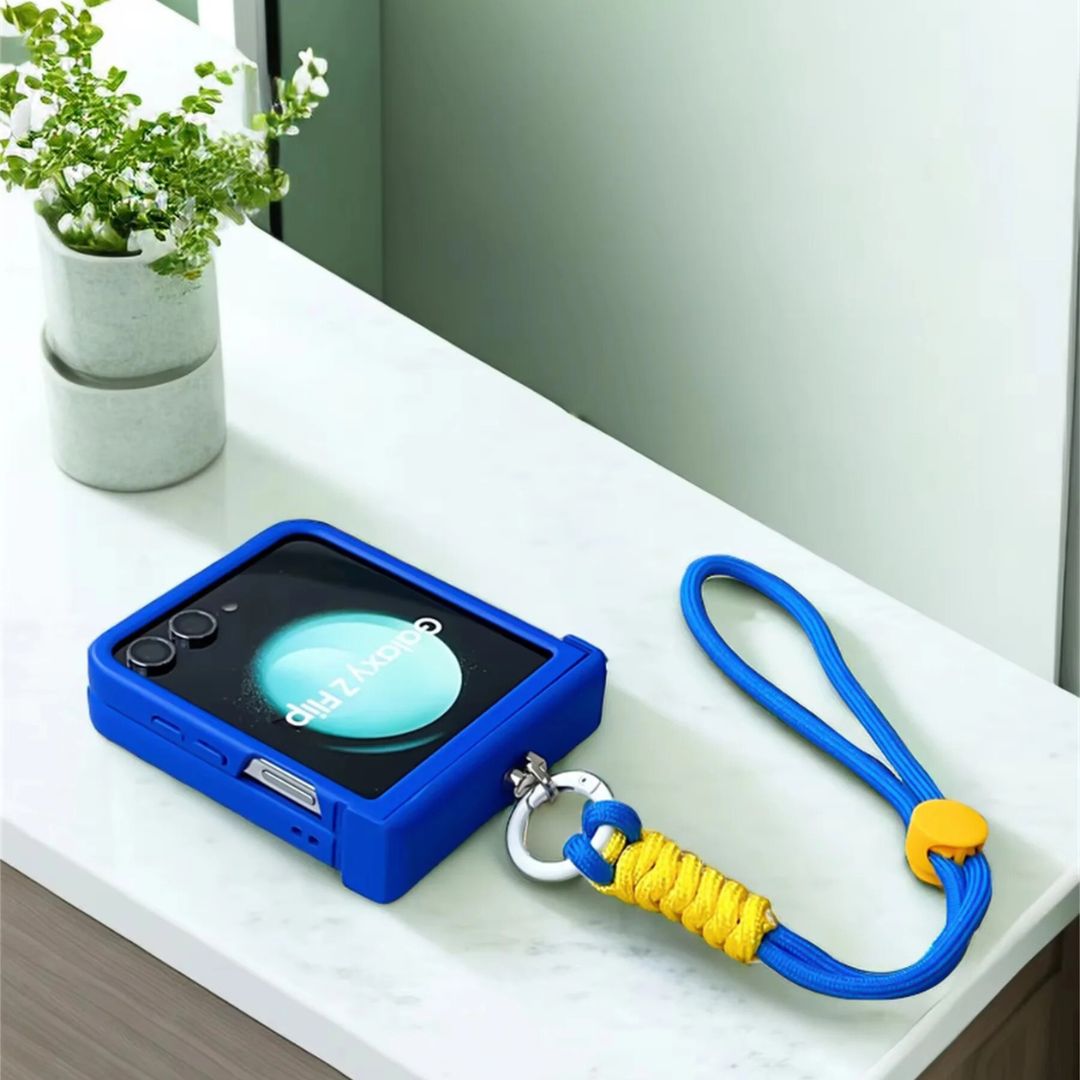 Capa Protetora com Cordão Para Samsung Galaxy Z Flip7