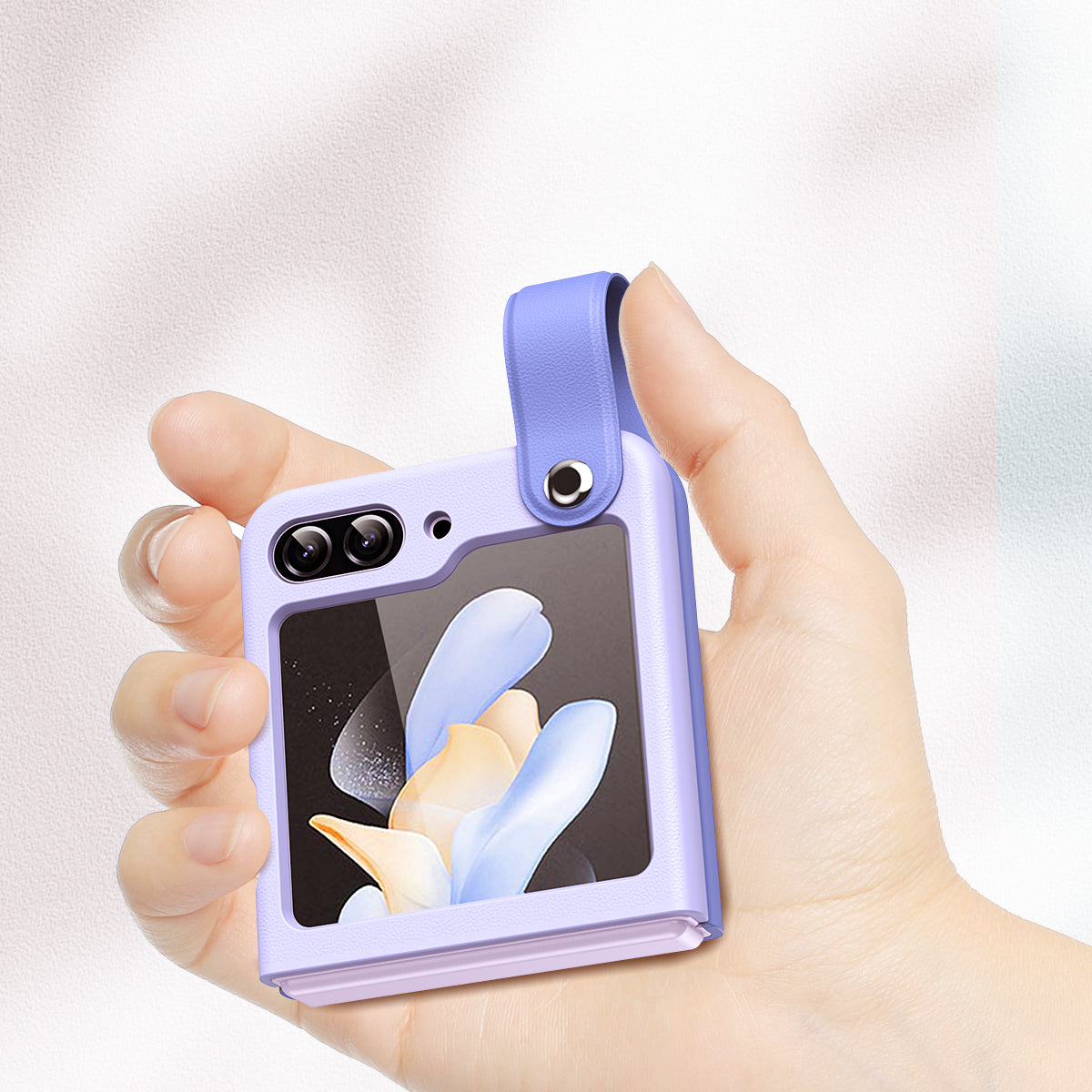 Capa Silicone Com Alça Para Samsung Galaxy Z Flip6