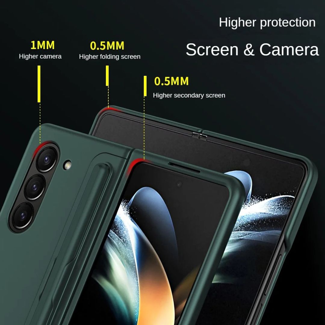 Capa Protetora para Samsung Zfold 7 com Spen e Suporte Mesa