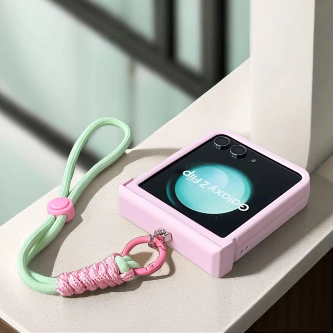 Capa Protetora com Cordão Para Samsung Galaxy Z Flip7