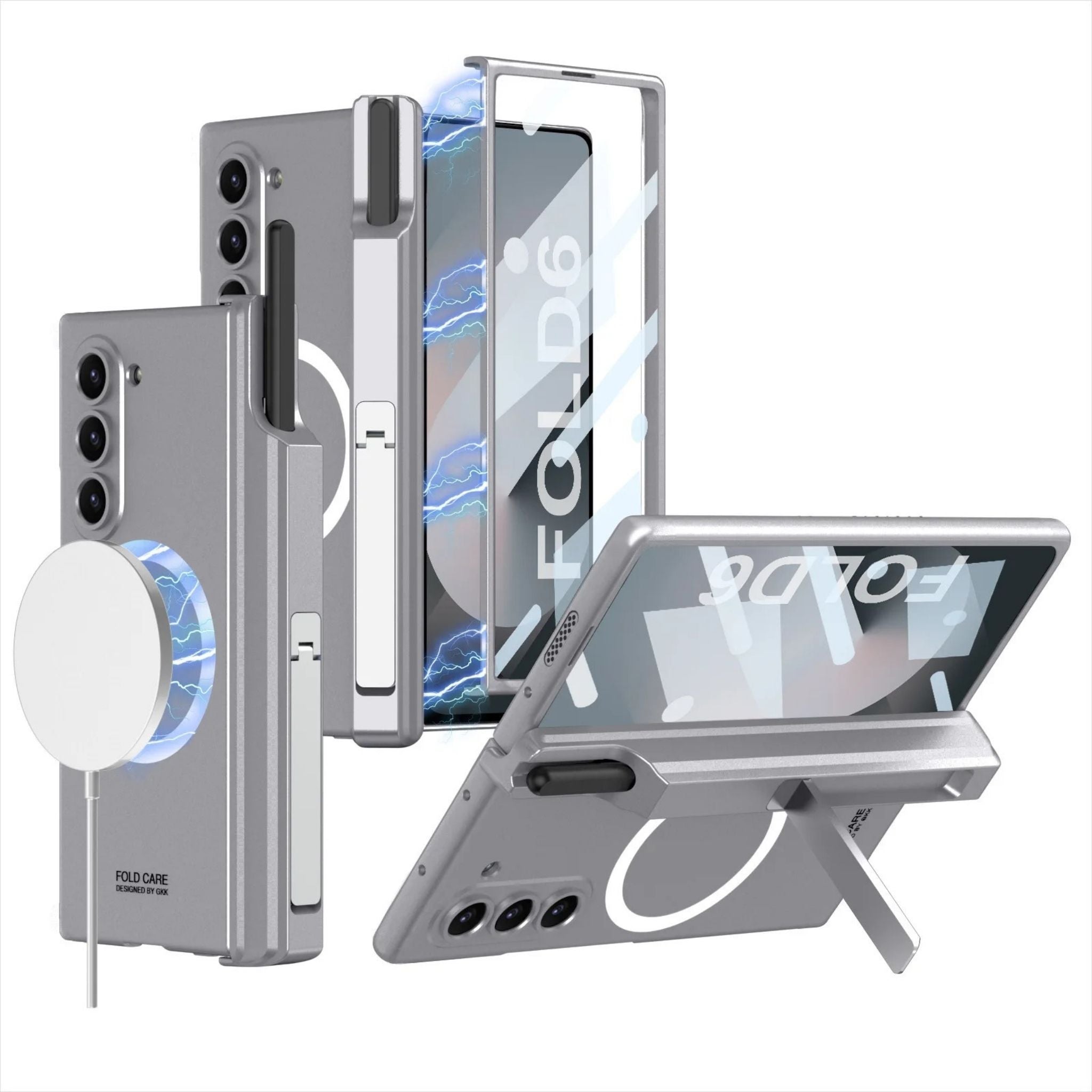 Capa Protetora Suporte Spen Magnético para Samsung Z Fold6