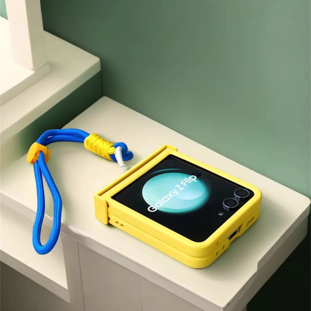 Capa Protetora com Cordão Para Samsung Galaxy Z Flip7