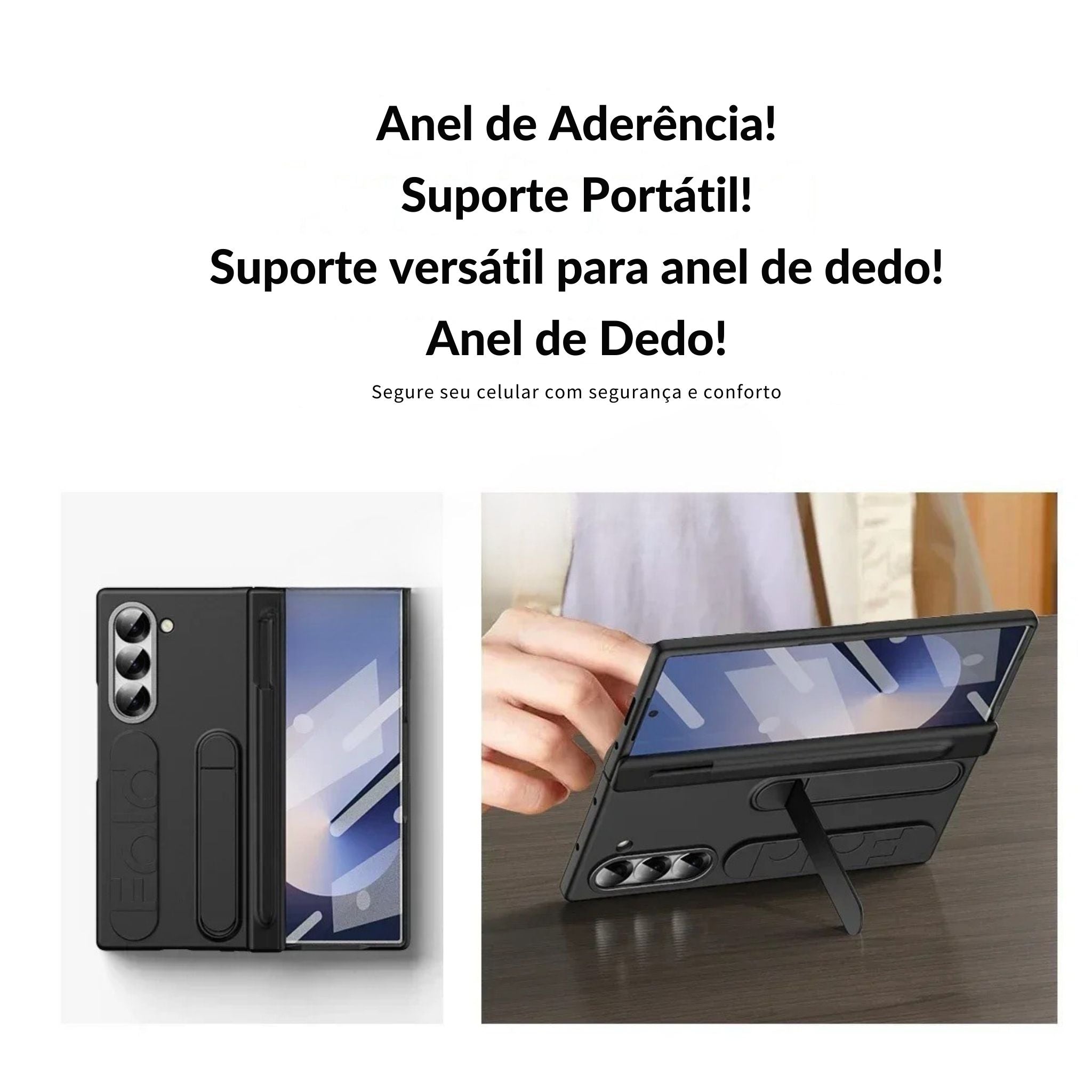 Capa Protetora Suporte Spen Alça para Samsung Galaxy Z Fold6